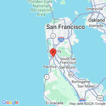 Map to Serramonte Ridge Dental office in Daly City, CA