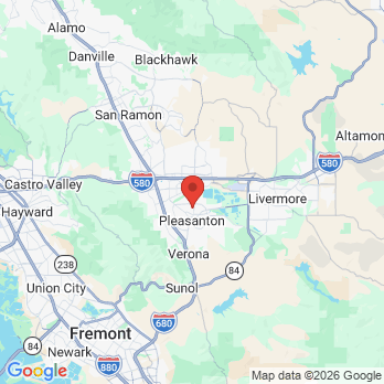 Map to Dental Oasis, Family Dentistry office in Pleasanton, CA