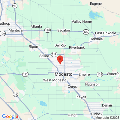 Map to  office in Modesto, CA