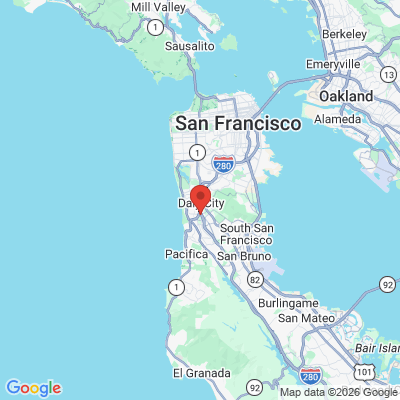 Map to Primary Office office in Daly City, CA