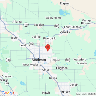 Map to  office in Modesto, CA