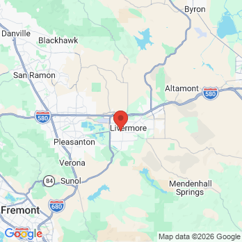 Map to S Ward Eccles DDS., Inc. office in Livermore, CA
