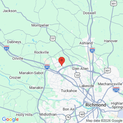 Map to  office in Glen Allen, VA