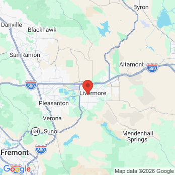 Map to Define Dentistry of Livermore office in Livermore, CA