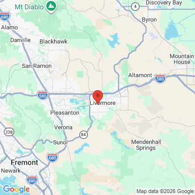 Map to Define Dentistry of Livermore office in Livermore, CA