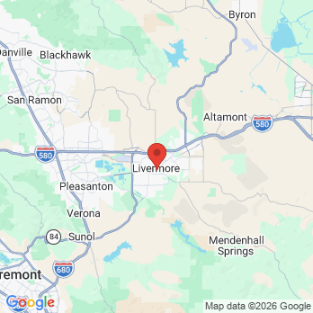 Map to Smiles By Design | Livermore CA Cosmetic Dentist office in Livermore, CA