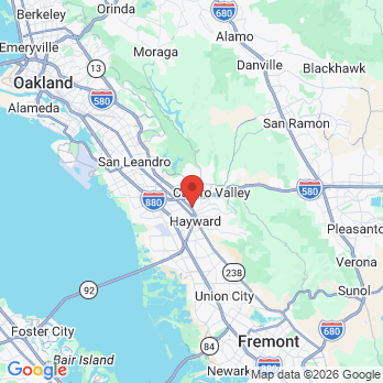 Map to Quang Huynh, DDS, MS-Huynh Periodontics office in Hayward, CA