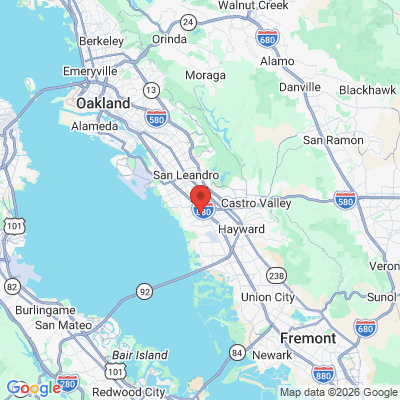Map to Access dental health office in San Lorenzo, CA