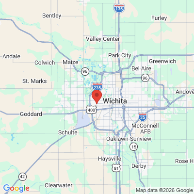 Map to  office in Wichita, KS