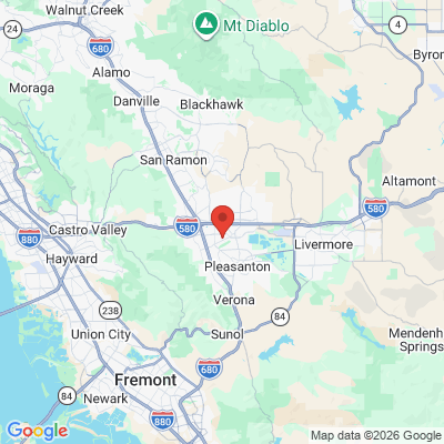 Map to  office in Pleasanton, CA