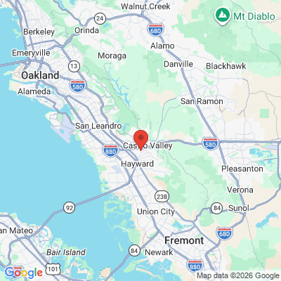 Map to  office in Castro Valley, CA
