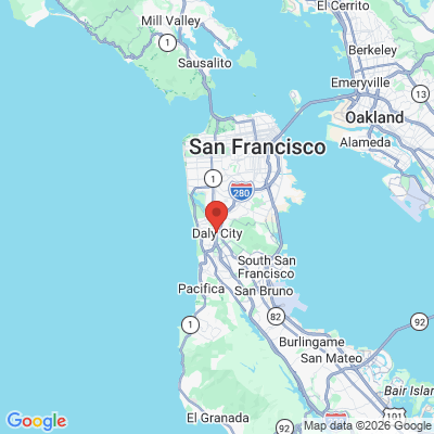 Map to  office in Daly City, CA