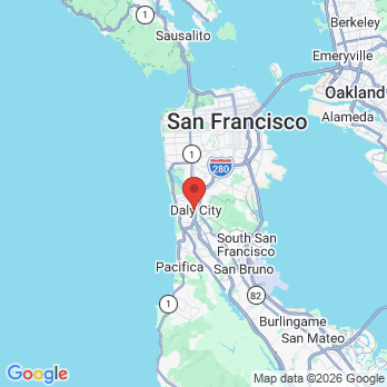 Map to Mouhannad Almajdalani office in Daly City, CA