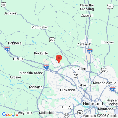 Map to  office in Glen Allen, VA