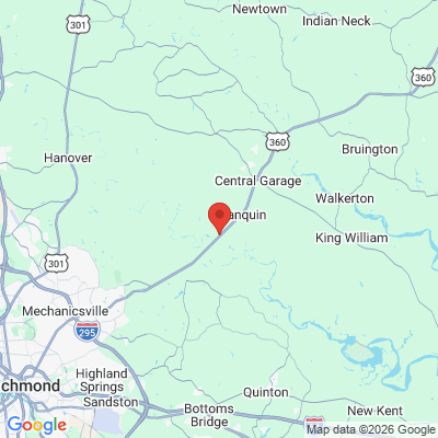 Map to  office in Manquin, VA