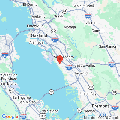 Map to  office in San Leandro, CA