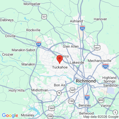 Map to  office in Henrico, VA