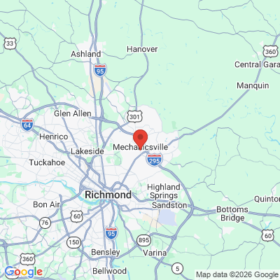 Map to  office in Mechanicsville, VA