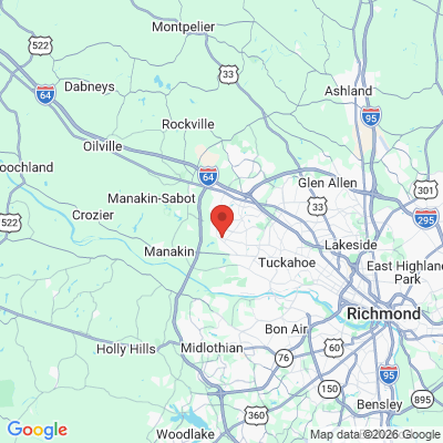Map to  office in Henrico, VA