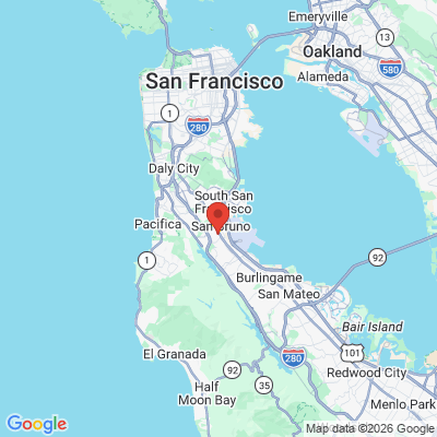 Map to  office in San Bruno, CA