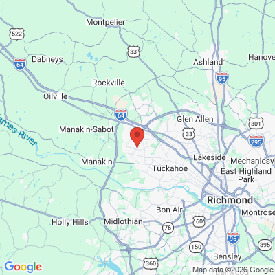 Map to  office in Henrico, VA