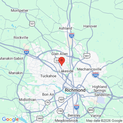 Map to  office in Henrico, VA
