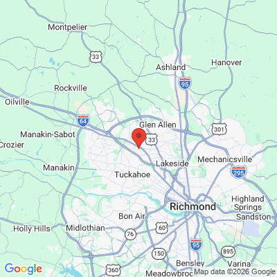 Map to  office in Henrico, VA