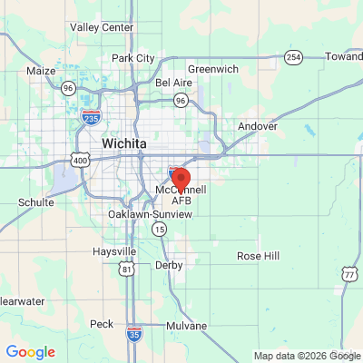 Map to  office in Mcconnell Air Force Base, KS