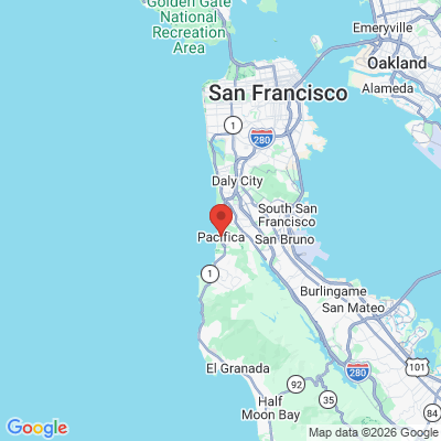 Map to  office in Pacifica, CA