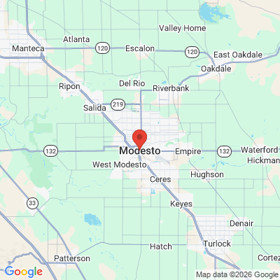 Map to  office in Modesto, CA