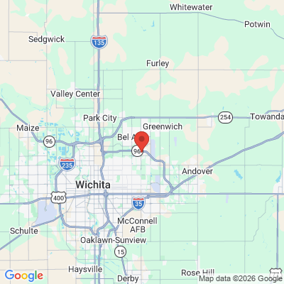 Map to  office in Wichita, KS