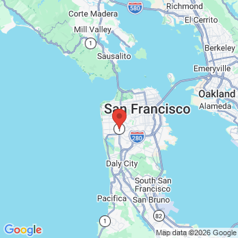 Map to Dr. Dorothy Pang office in Sf, CA