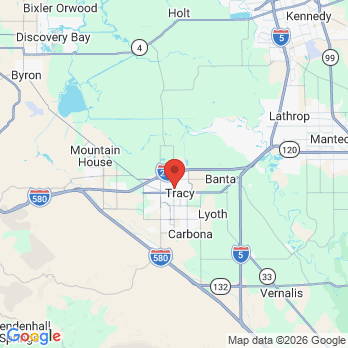 Map to East Bay Endo office in Tracy, CA