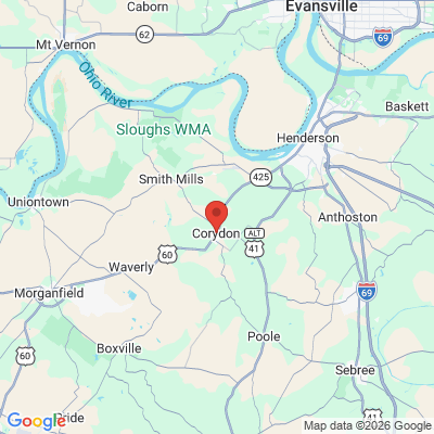 Map to  office in Corydon, KY