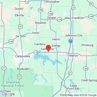 Map to  office in Carterville, IL