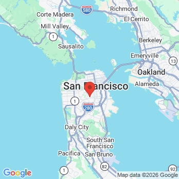 Map to Nisha Krishnaiah, DDS office in Sf, CA
