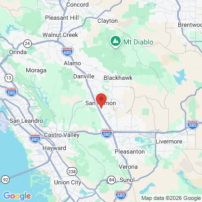 Map to  office in San Ramon, CA