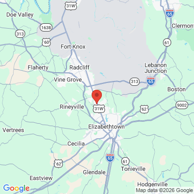 Map to  office in Elizabethtown, KY