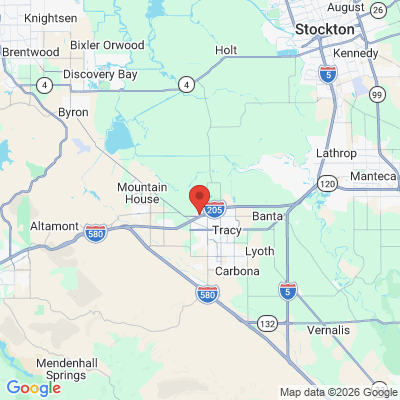 Map to  office in Tracy, CA