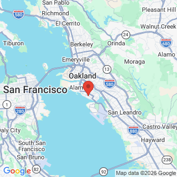 Map to Sandy Chen office in Alameda, CA