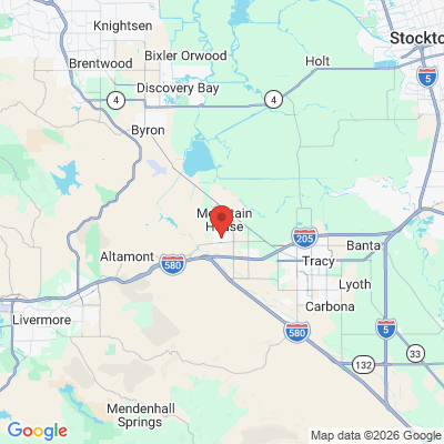 Map to  office in Mountain House, CA