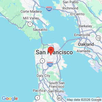 Map to Dr. Madderra DDS office in San Francisco, CA