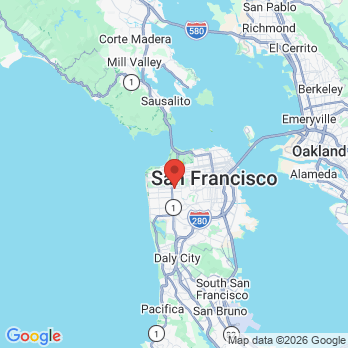 Map to Jang & Associates office in San Francisco, CA