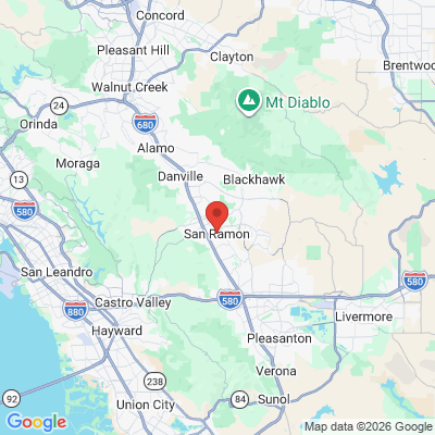 Map to  office in San Ramon, CA