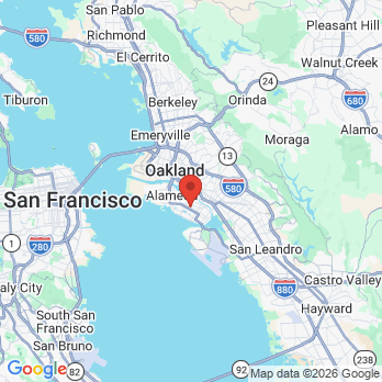 Map to Alameda Family Dental Practice office in Alameda, CA