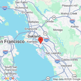 Map to Wadie Dughman, DMD, Inc. office in Alameda, CA
