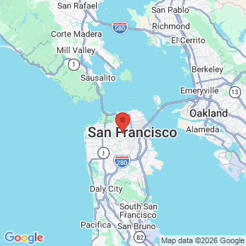 Map to Grace Dental Group office in San Francisco, CA