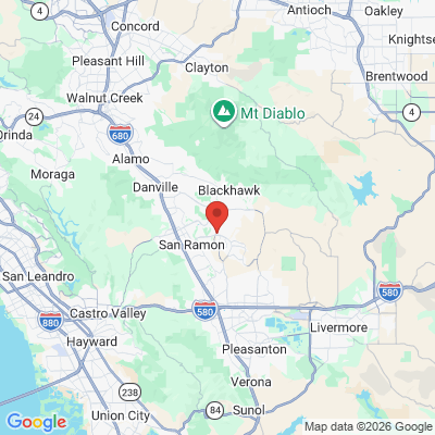 Map to Gale Ranch Family Dental office in San Ramon, CA