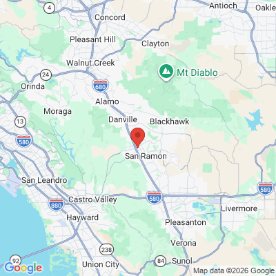 Map to  office in San Ramon, CA