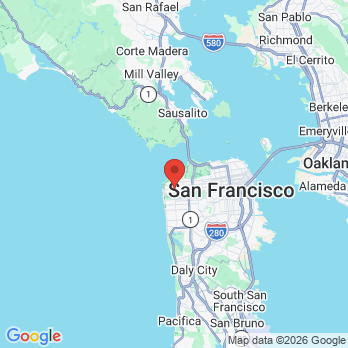 Map to Balboa Dental Care office in San Francisco, CA